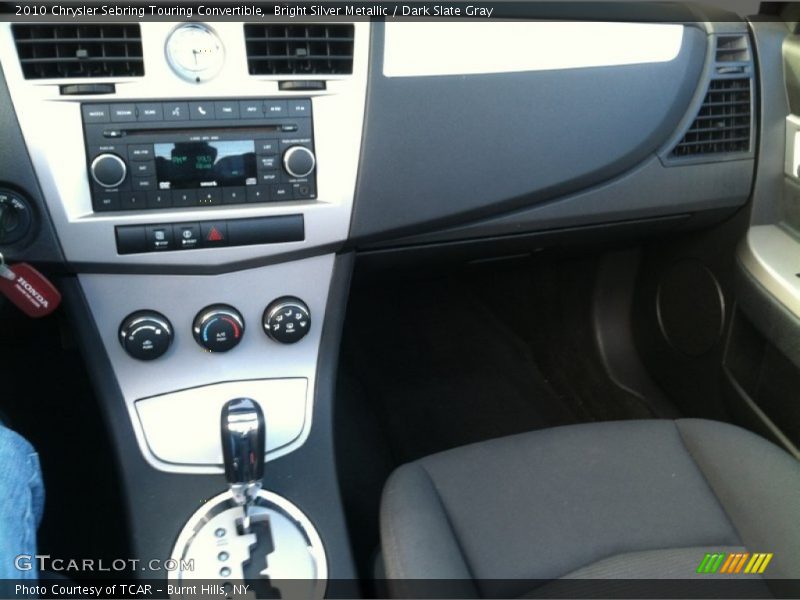 Bright Silver Metallic / Dark Slate Gray 2010 Chrysler Sebring Touring Convertible