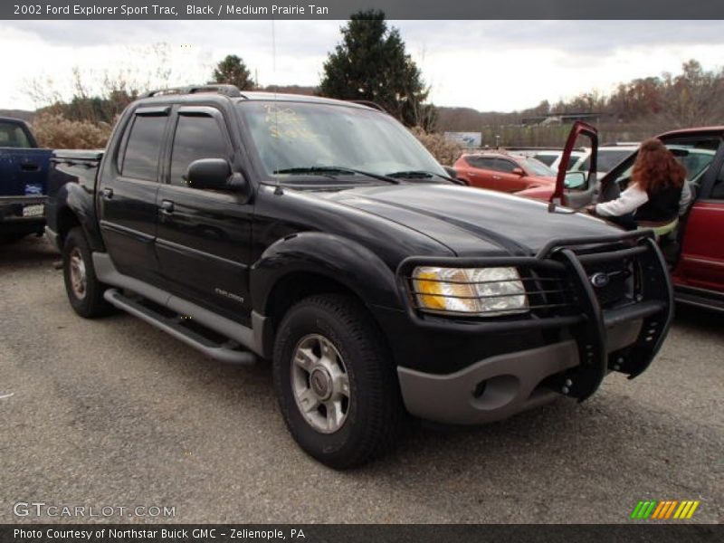 Black / Medium Prairie Tan 2002 Ford Explorer Sport Trac