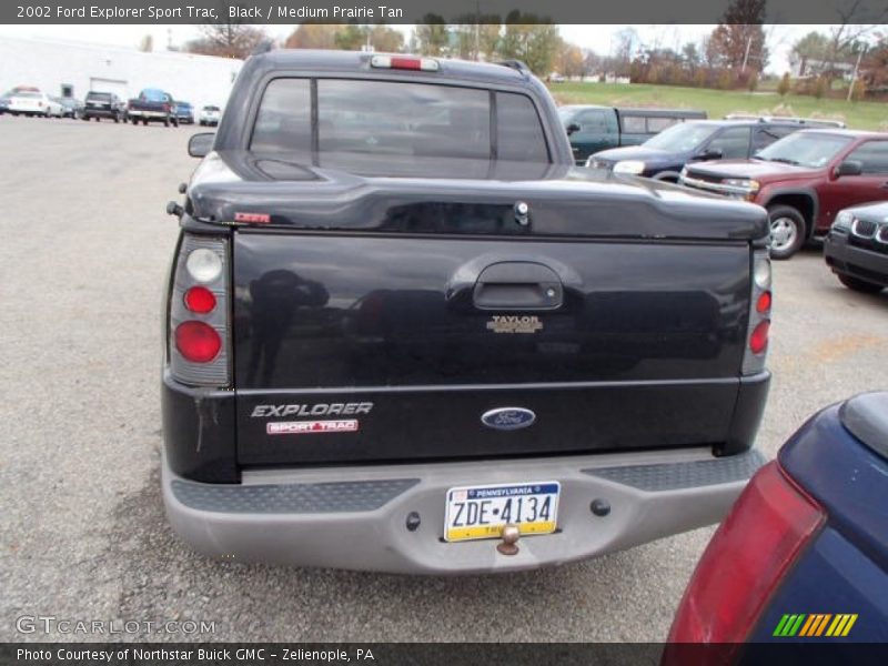 Black / Medium Prairie Tan 2002 Ford Explorer Sport Trac