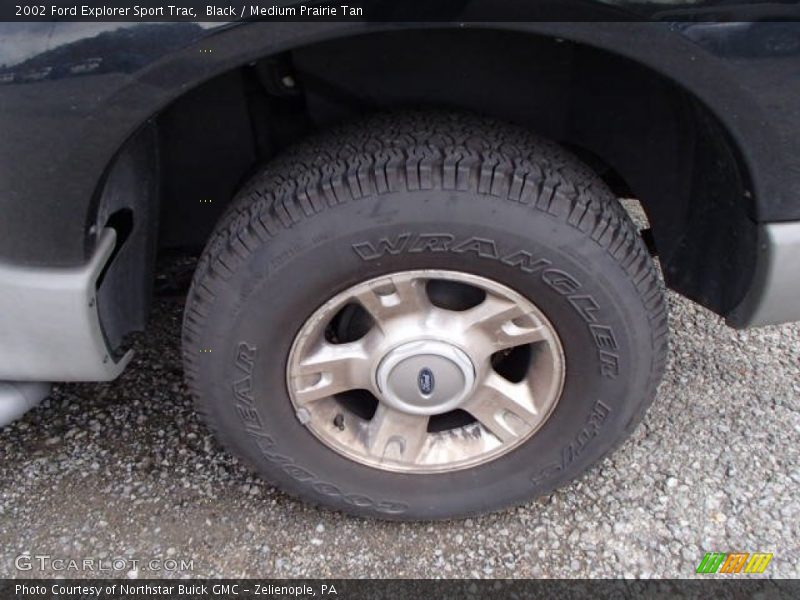 Black / Medium Prairie Tan 2002 Ford Explorer Sport Trac