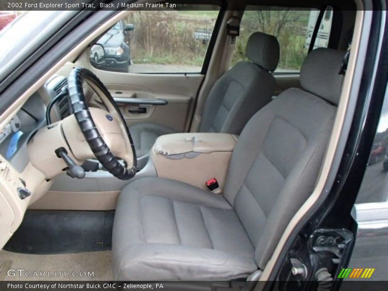 Black / Medium Prairie Tan 2002 Ford Explorer Sport Trac