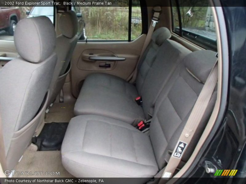 Black / Medium Prairie Tan 2002 Ford Explorer Sport Trac