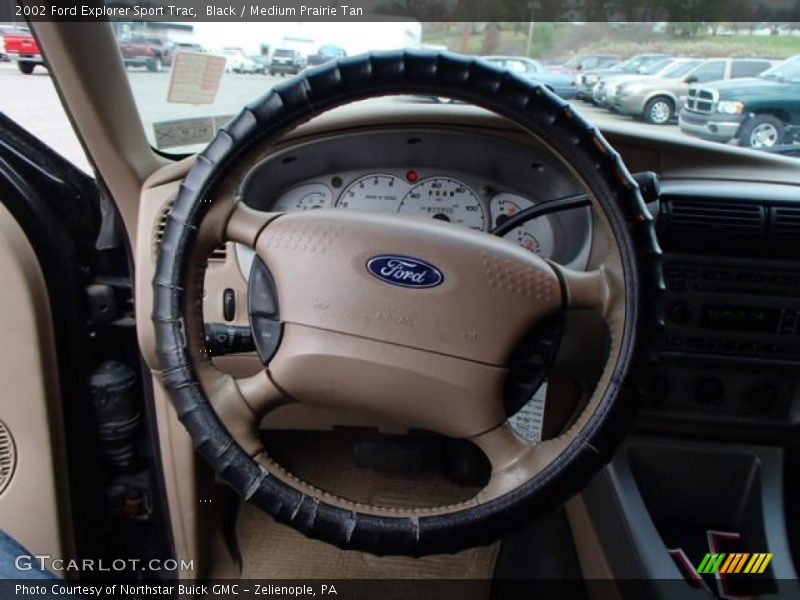 Black / Medium Prairie Tan 2002 Ford Explorer Sport Trac