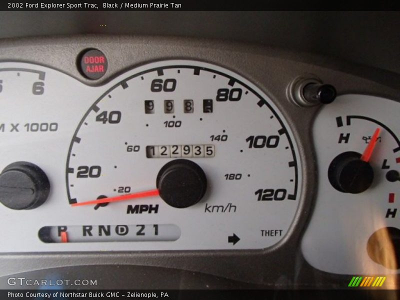 Black / Medium Prairie Tan 2002 Ford Explorer Sport Trac