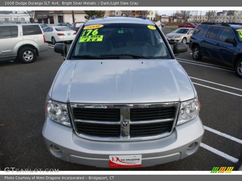 Bright Silver Metallic / Dark/Light Slate Gray 2008 Dodge Durango SLT 4x4