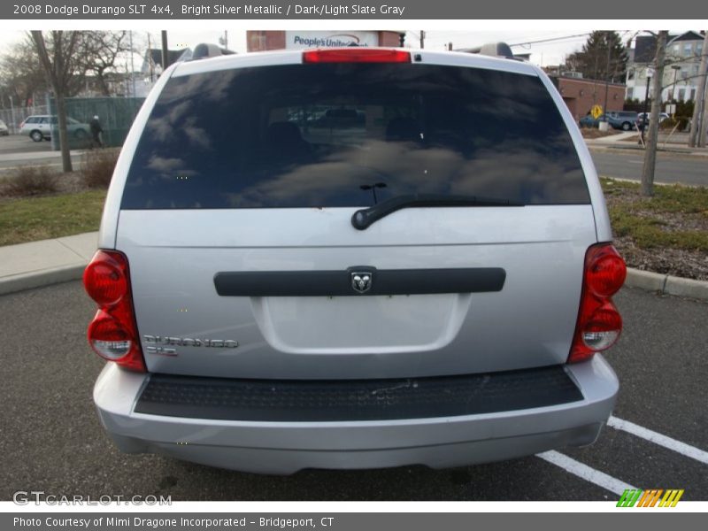 Bright Silver Metallic / Dark/Light Slate Gray 2008 Dodge Durango SLT 4x4