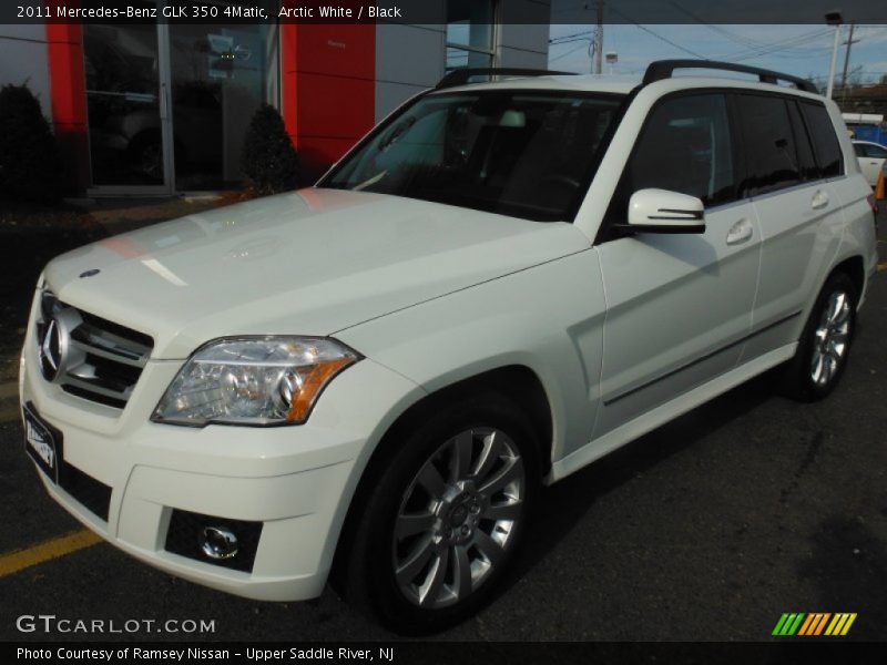 Arctic White / Black 2011 Mercedes-Benz GLK 350 4Matic
