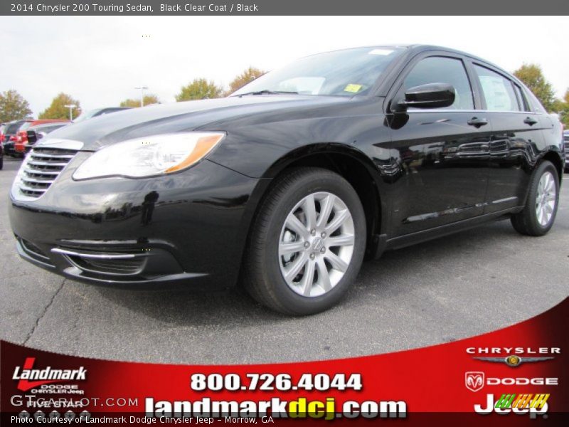 Black Clear Coat / Black 2014 Chrysler 200 Touring Sedan