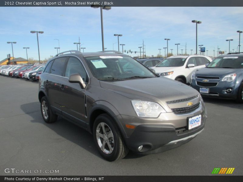 Mocha Steel Metallic / Black 2012 Chevrolet Captiva Sport LS
