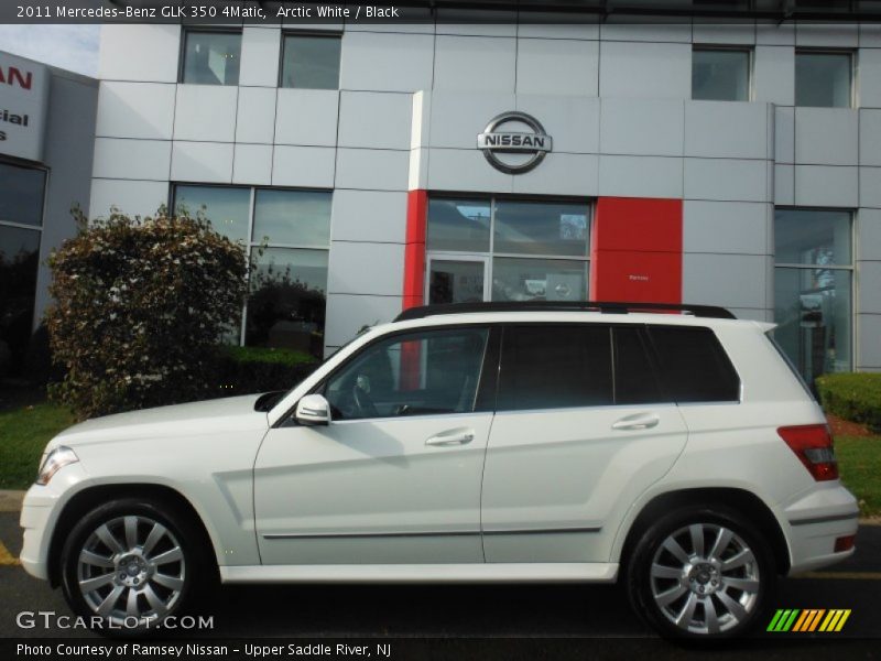 Arctic White / Black 2011 Mercedes-Benz GLK 350 4Matic