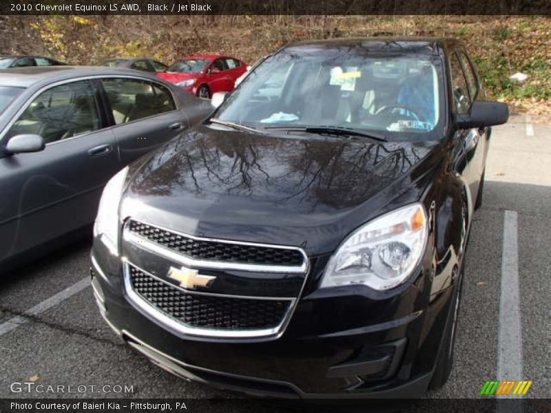 Black / Jet Black 2010 Chevrolet Equinox LS AWD