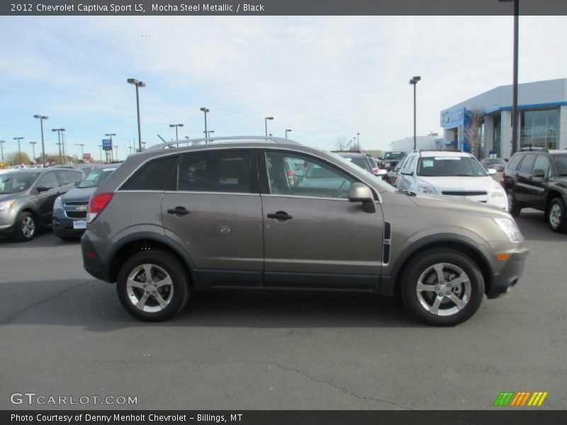 Mocha Steel Metallic / Black 2012 Chevrolet Captiva Sport LS