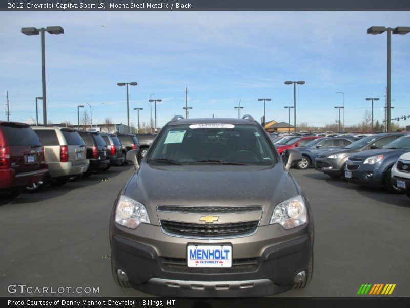 Mocha Steel Metallic / Black 2012 Chevrolet Captiva Sport LS