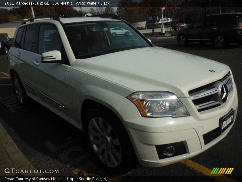 Arctic White / Black 2011 Mercedes-Benz GLK 350 4Matic