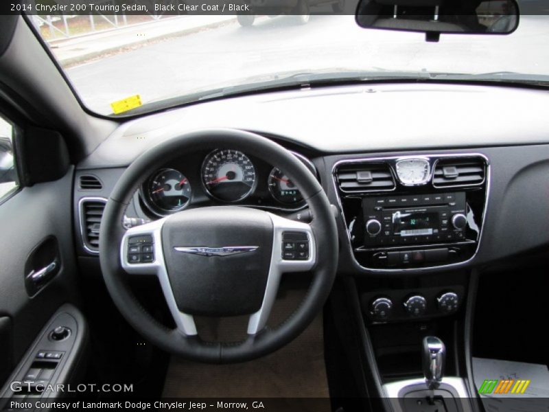 Black Clear Coat / Black 2014 Chrysler 200 Touring Sedan