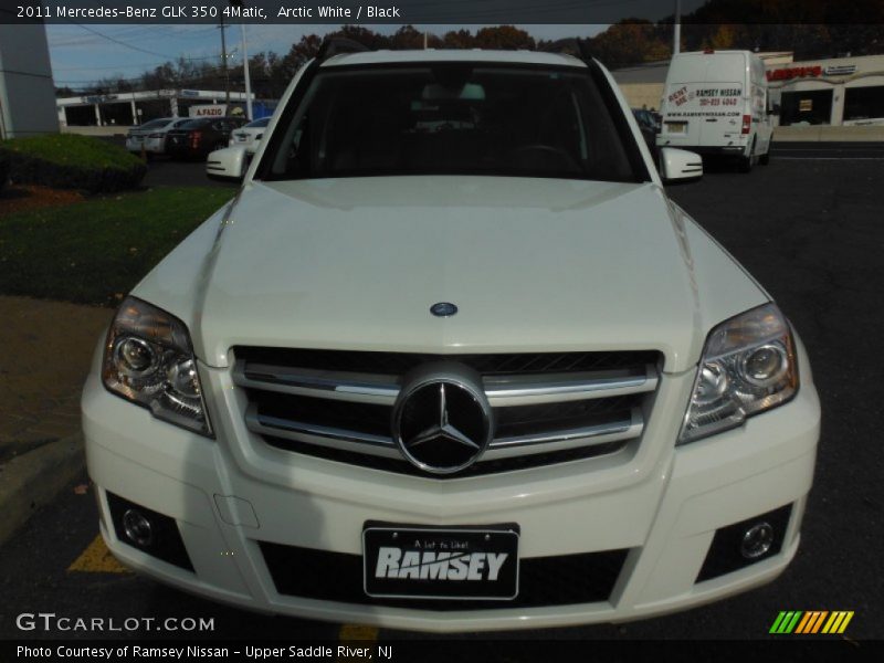 Arctic White / Black 2011 Mercedes-Benz GLK 350 4Matic