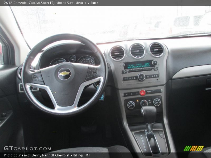 Mocha Steel Metallic / Black 2012 Chevrolet Captiva Sport LS