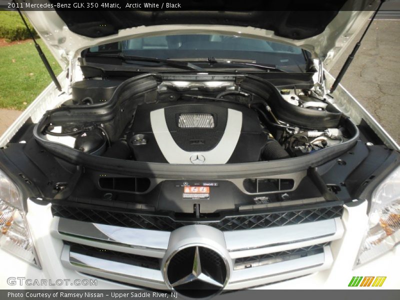 Arctic White / Black 2011 Mercedes-Benz GLK 350 4Matic