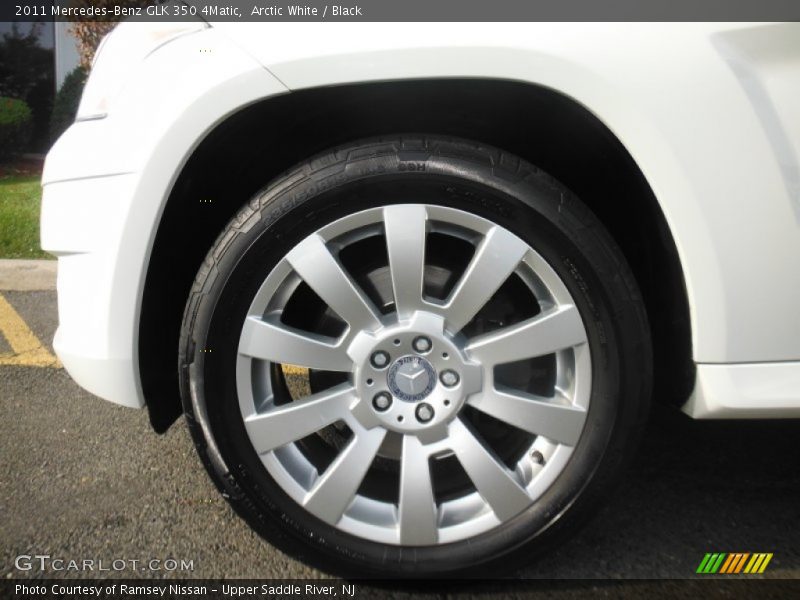 Arctic White / Black 2011 Mercedes-Benz GLK 350 4Matic