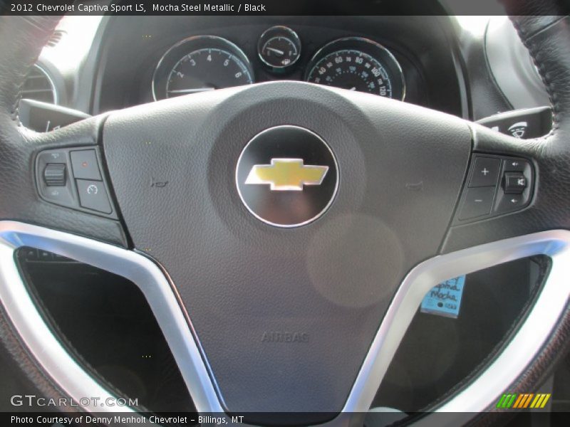 Mocha Steel Metallic / Black 2012 Chevrolet Captiva Sport LS