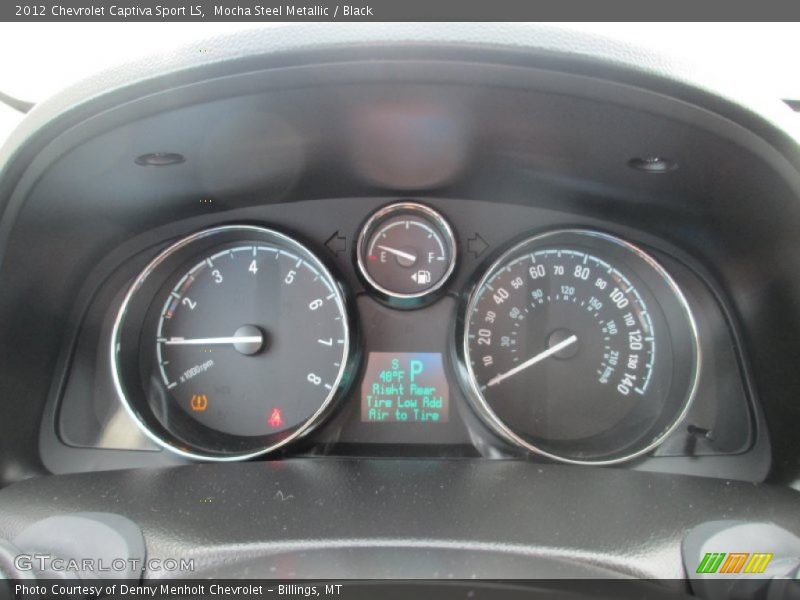 Mocha Steel Metallic / Black 2012 Chevrolet Captiva Sport LS