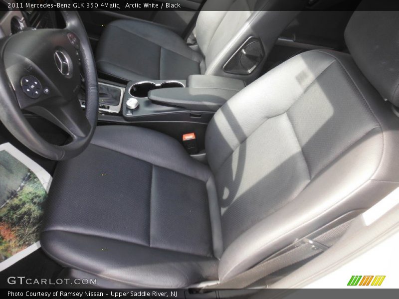 Arctic White / Black 2011 Mercedes-Benz GLK 350 4Matic