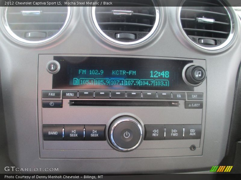 Mocha Steel Metallic / Black 2012 Chevrolet Captiva Sport LS