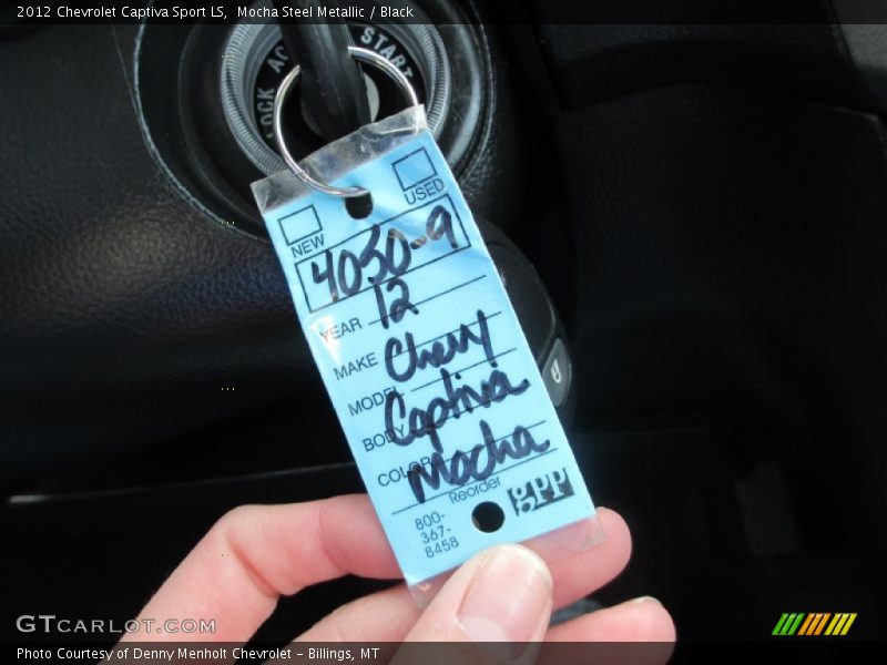Mocha Steel Metallic / Black 2012 Chevrolet Captiva Sport LS
