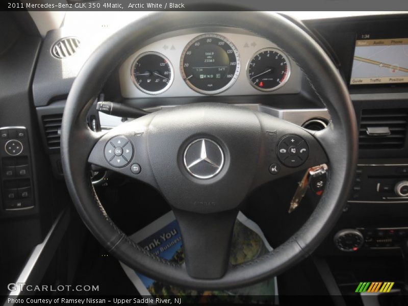 Arctic White / Black 2011 Mercedes-Benz GLK 350 4Matic