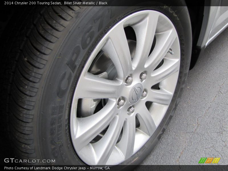 Billet Silver Metallic / Black 2014 Chrysler 200 Touring Sedan
