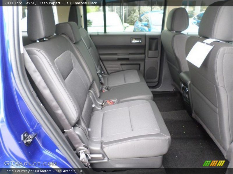 Deep Impact Blue / Charcoal Black 2014 Ford Flex SE