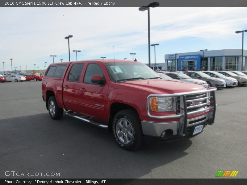 Fire Red / Ebony 2010 GMC Sierra 1500 SLT Crew Cab 4x4