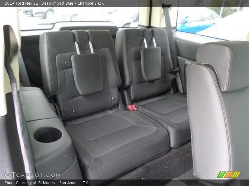 Deep Impact Blue / Charcoal Black 2014 Ford Flex SE