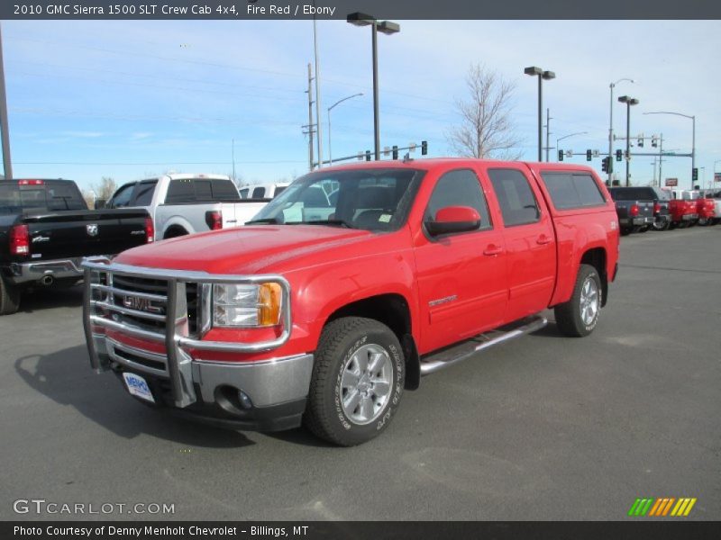 Fire Red / Ebony 2010 GMC Sierra 1500 SLT Crew Cab 4x4