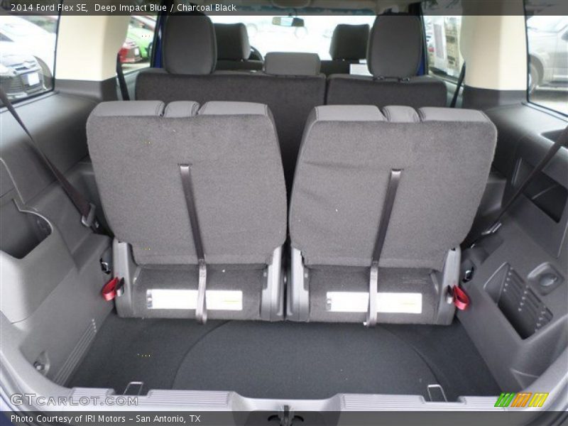 Deep Impact Blue / Charcoal Black 2014 Ford Flex SE