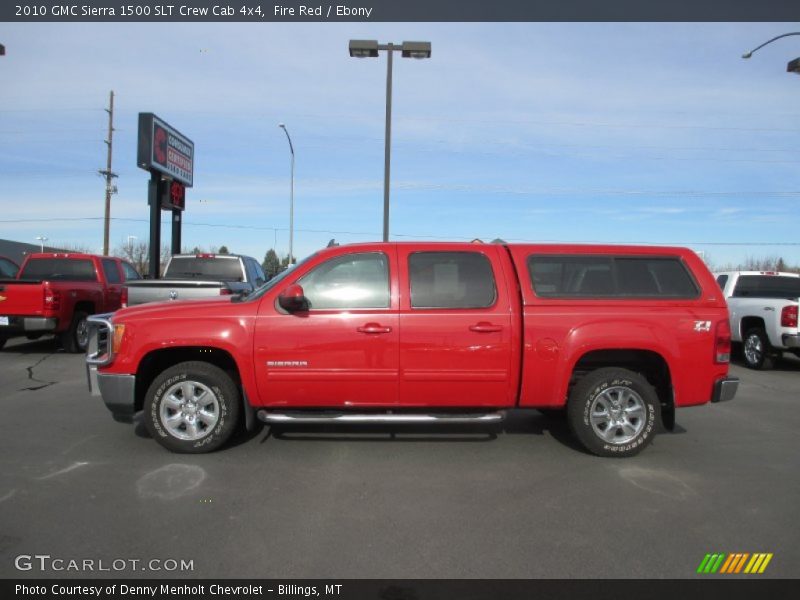 Fire Red / Ebony 2010 GMC Sierra 1500 SLT Crew Cab 4x4