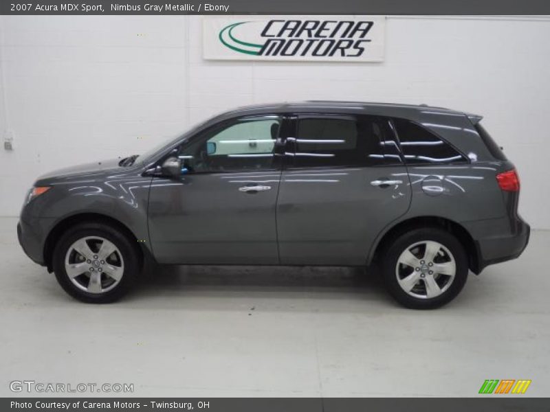 Nimbus Gray Metallic / Ebony 2007 Acura MDX Sport