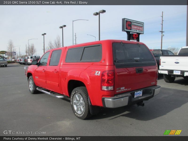 Fire Red / Ebony 2010 GMC Sierra 1500 SLT Crew Cab 4x4