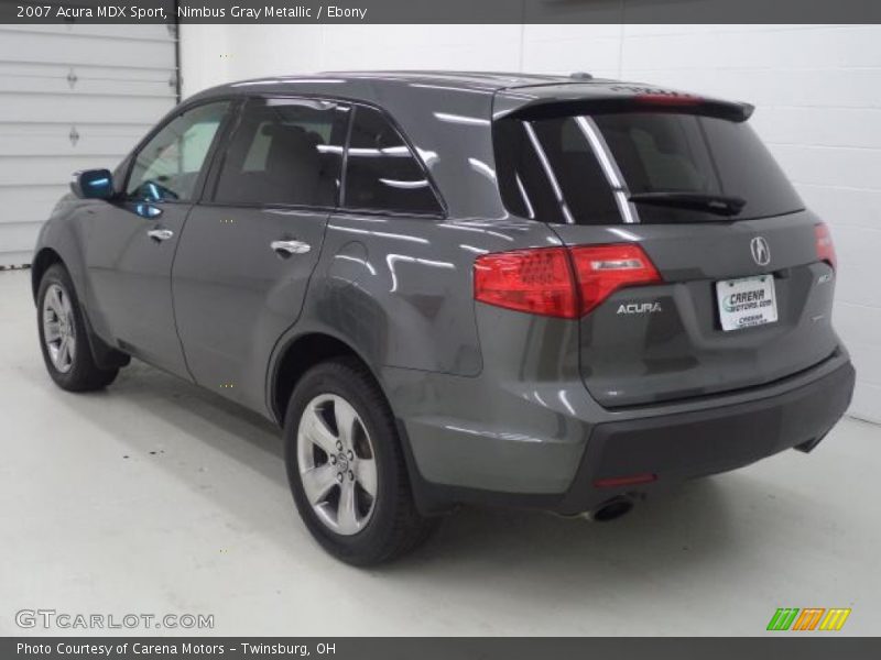 Nimbus Gray Metallic / Ebony 2007 Acura MDX Sport