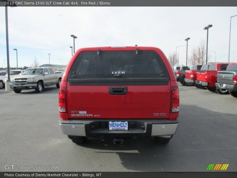 Fire Red / Ebony 2010 GMC Sierra 1500 SLT Crew Cab 4x4