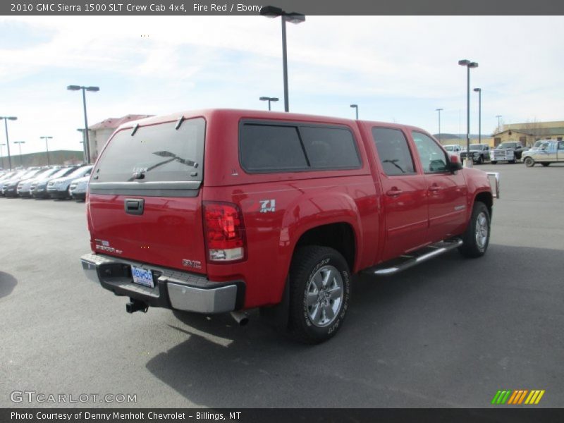 Fire Red / Ebony 2010 GMC Sierra 1500 SLT Crew Cab 4x4
