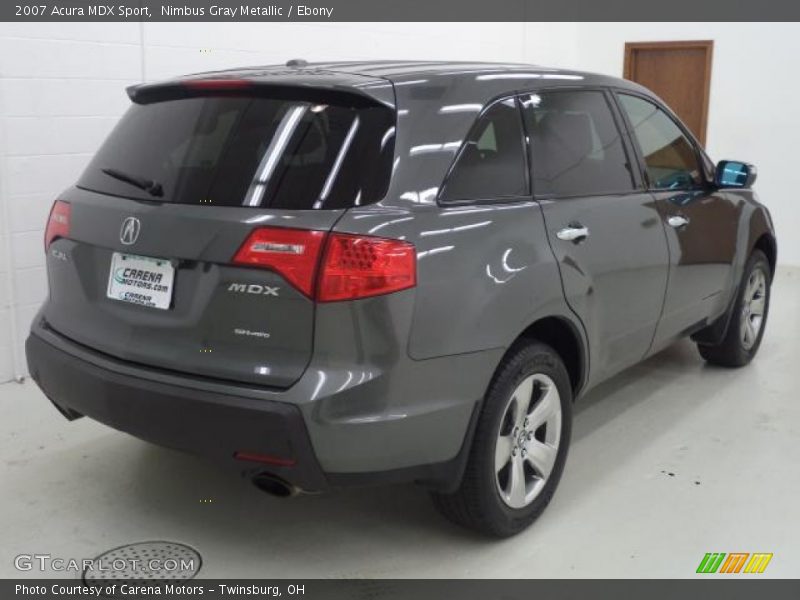 Nimbus Gray Metallic / Ebony 2007 Acura MDX Sport
