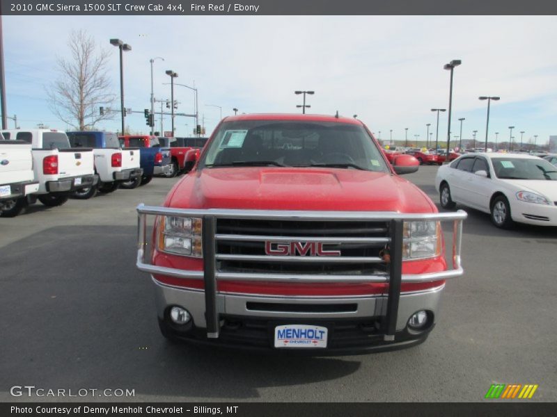 Fire Red / Ebony 2010 GMC Sierra 1500 SLT Crew Cab 4x4