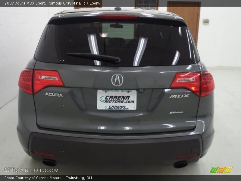 Nimbus Gray Metallic / Ebony 2007 Acura MDX Sport
