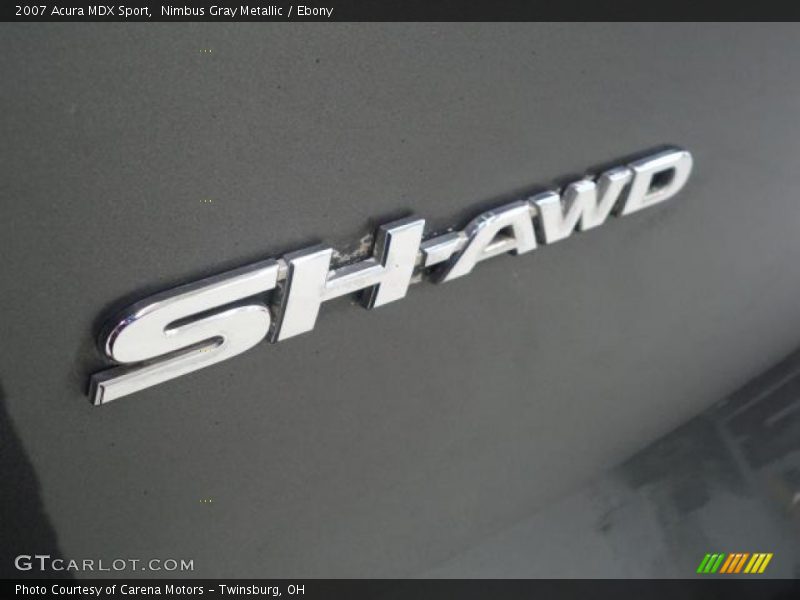 Nimbus Gray Metallic / Ebony 2007 Acura MDX Sport