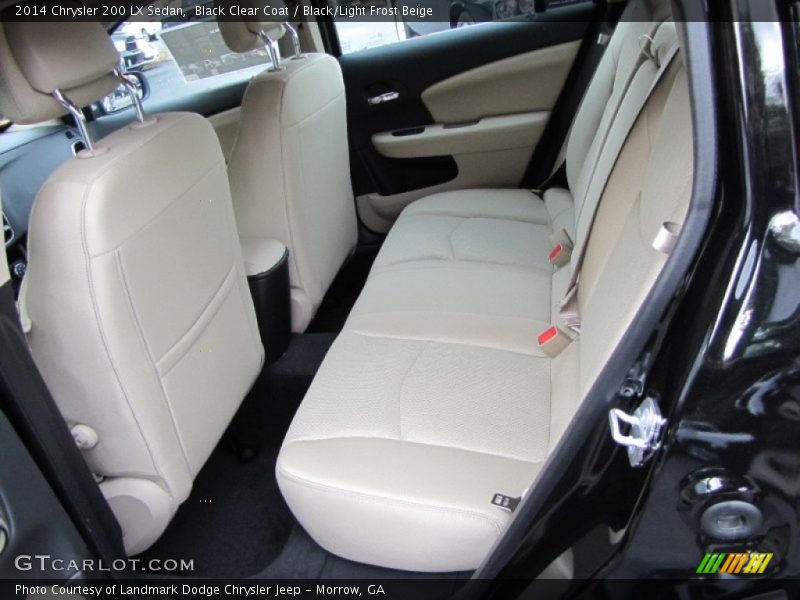 Black Clear Coat / Black/Light Frost Beige 2014 Chrysler 200 LX Sedan