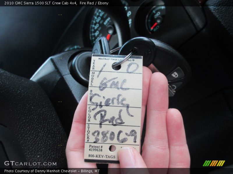 Fire Red / Ebony 2010 GMC Sierra 1500 SLT Crew Cab 4x4