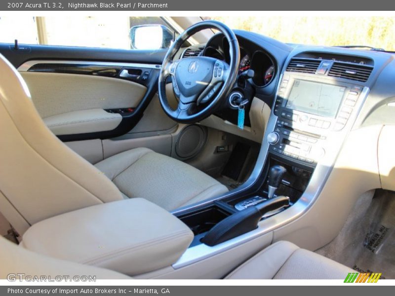 Nighthawk Black Pearl / Parchment 2007 Acura TL 3.2