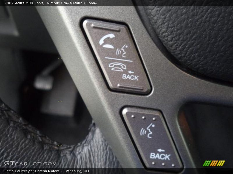 Nimbus Gray Metallic / Ebony 2007 Acura MDX Sport