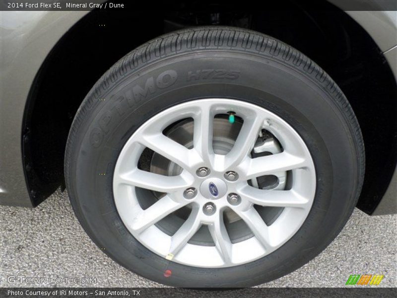 Mineral Gray / Dune 2014 Ford Flex SE